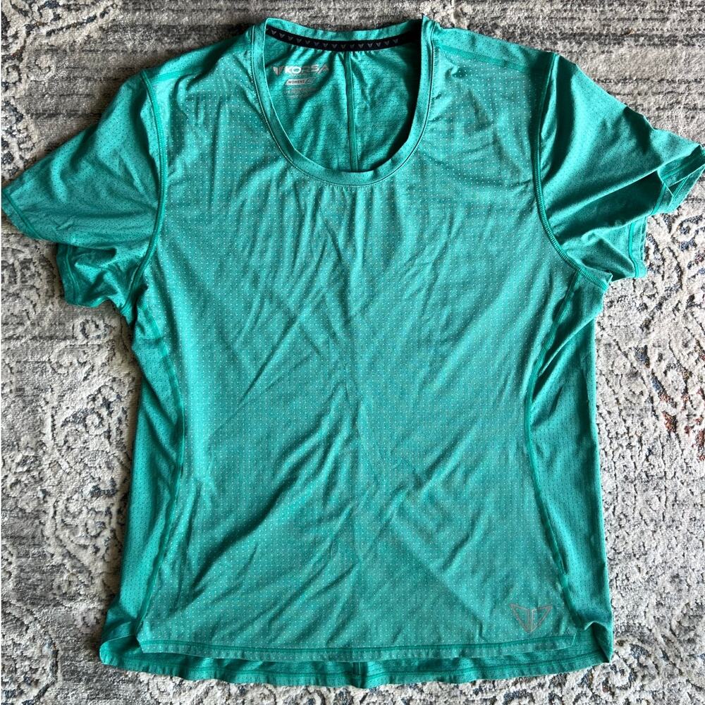 Korsa by Roadrunner Sports: Cadence Run Short Sleeve Shirt XL Teal